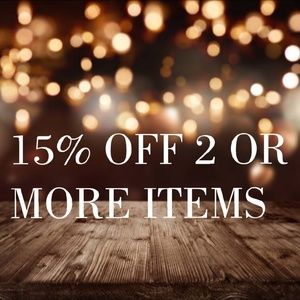 15% Off 2 or More Items